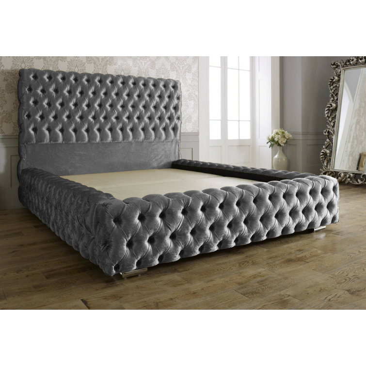 Mercer41 Rory Upholstered Bed Frame Wayfair.co.uk